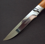 Туристичний ніж з деревянною ручкою