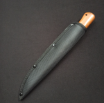 Туристичний ніж з деревянною ручкою